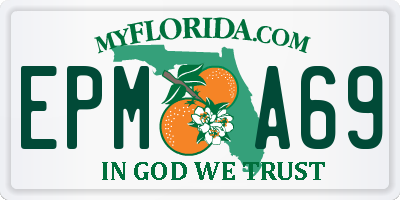FL license plate EPMA69