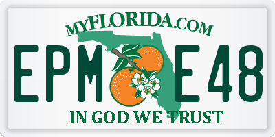 FL license plate EPME48