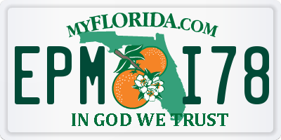 FL license plate EPMI78