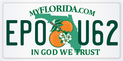 FL license plate EPOU62