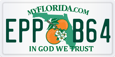 FL license plate EPPB64