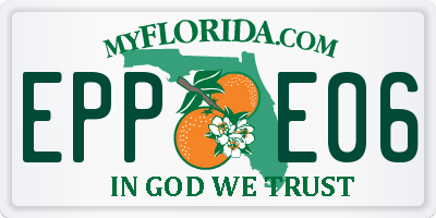 FL license plate EPPE06