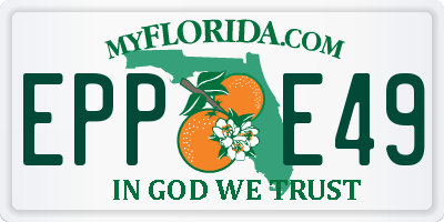 FL license plate EPPE49