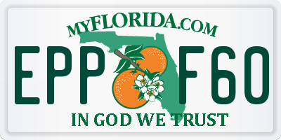 FL license plate EPPF60