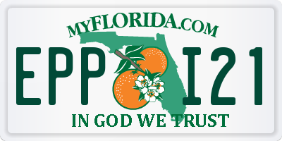FL license plate EPPI21