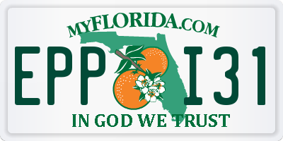 FL license plate EPPI31