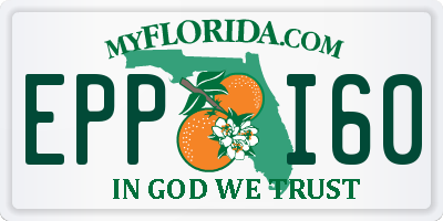 FL license plate EPPI60