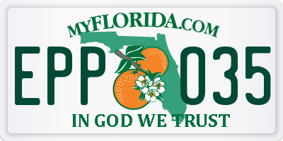 FL license plate EPPO35