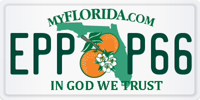 FL license plate EPPP66