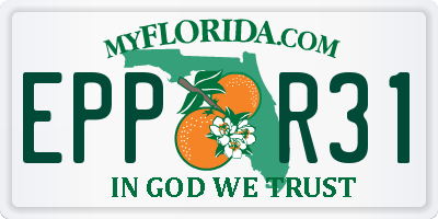 FL license plate EPPR31