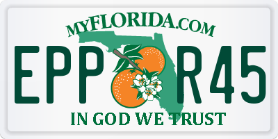FL license plate EPPR45