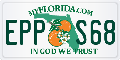 FL license plate EPPS68