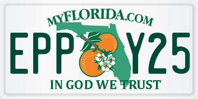 FL license plate EPPY25