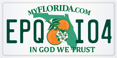 FL license plate EPQI04
