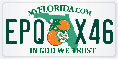 FL license plate EPQX46