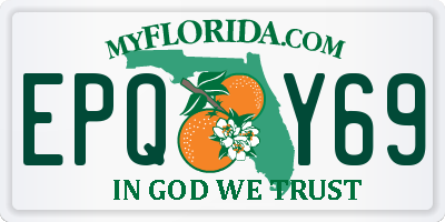 FL license plate EPQY69