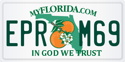 FL license plate EPRM69