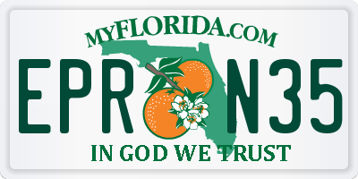 FL license plate EPRN35