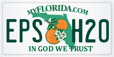 FL license plate EPSH20