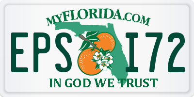 FL license plate EPSI72