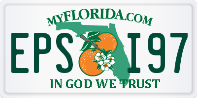 FL license plate EPSI97