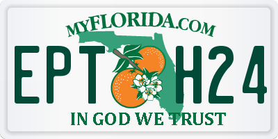 FL license plate EPTH24