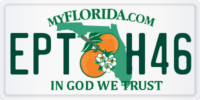 FL license plate EPTH46