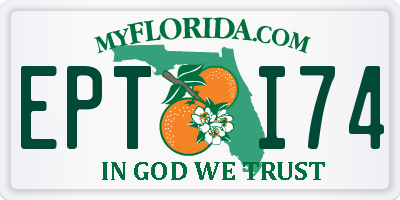 FL license plate EPTI74