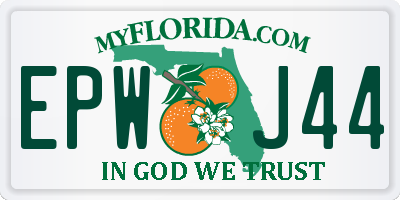 FL license plate EPWJ44
