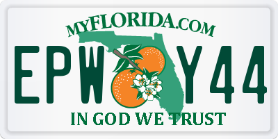 FL license plate EPWY44