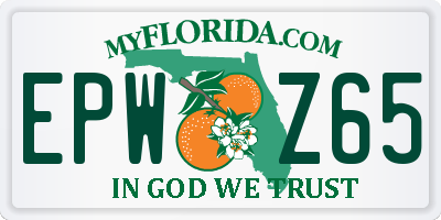 FL license plate EPWZ65