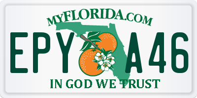 FL license plate EPYA46