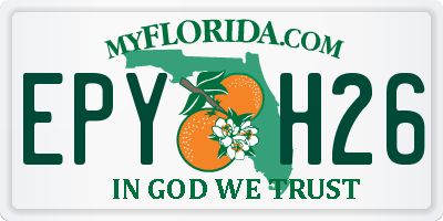 FL license plate EPYH26