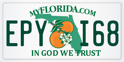 FL license plate EPYI68