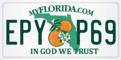FL license plate EPYP69