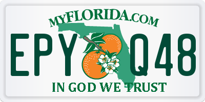 FL license plate EPYQ48