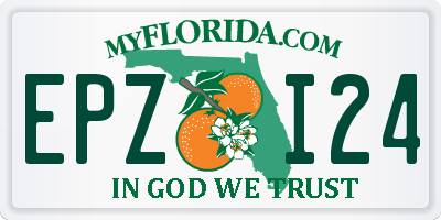 FL license plate EPZI24