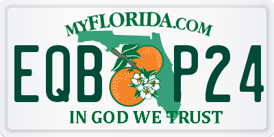 FL license plate EQBP24
