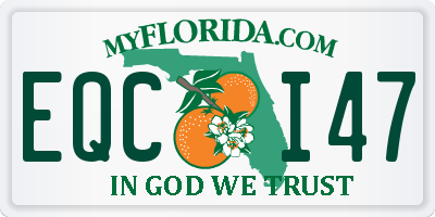 FL license plate EQCI47