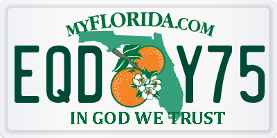 FL license plate EQDY75