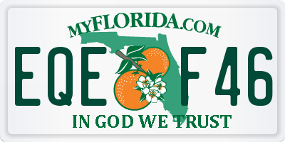FL license plate EQEF46