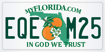FL license plate EQEM25