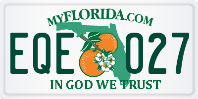 FL license plate EQEO27