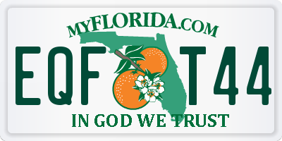 FL license plate EQFT44