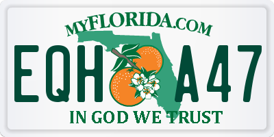 FL license plate EQHA47
