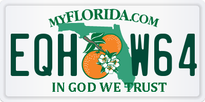 FL license plate EQHW64