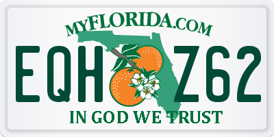 FL license plate EQHZ62