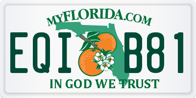 FL license plate EQIB81