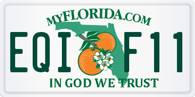 FL license plate EQIF11