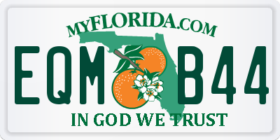 FL license plate EQMB44